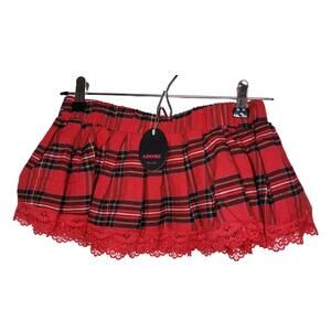 Retro Y2K ADOME Women's S Micro  School Girl Skirt Lingerie Adult Cosplay(1773)
